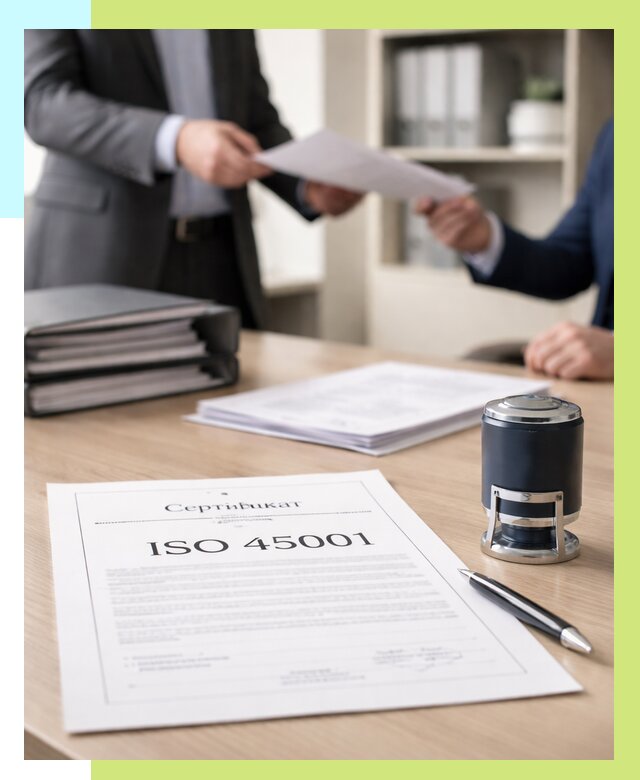 Сертификат ISO 45001 в Медногорске под ключ от 45774 р. | Сертэкс